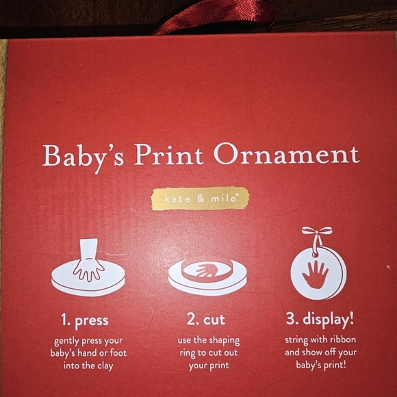 NWT-Kate & Milo-Baby's Print Ornament-Infants-See Pics for Details - Picture 2 of 2